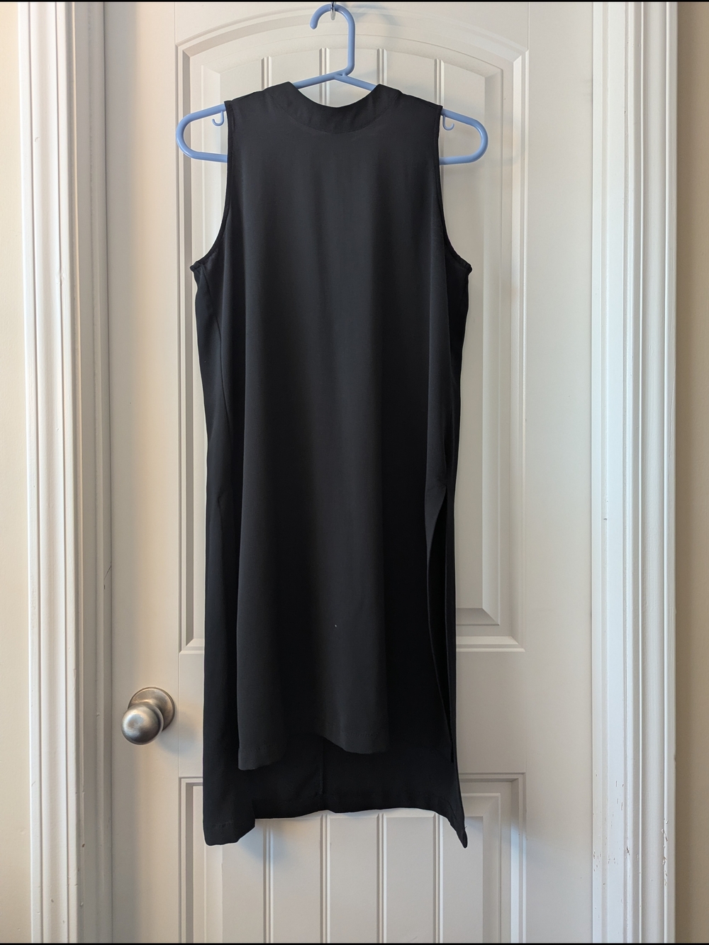Spense Black High-Low Sleeveless Tunic